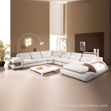 New Popular modern LED Sectional Living Room Sofa